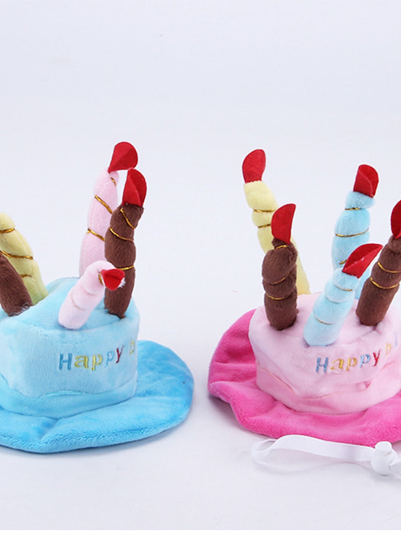 Birthday Cake Candle Pet Party Hat – Polyester Novelty Hat for Dogs & Cats – view 5