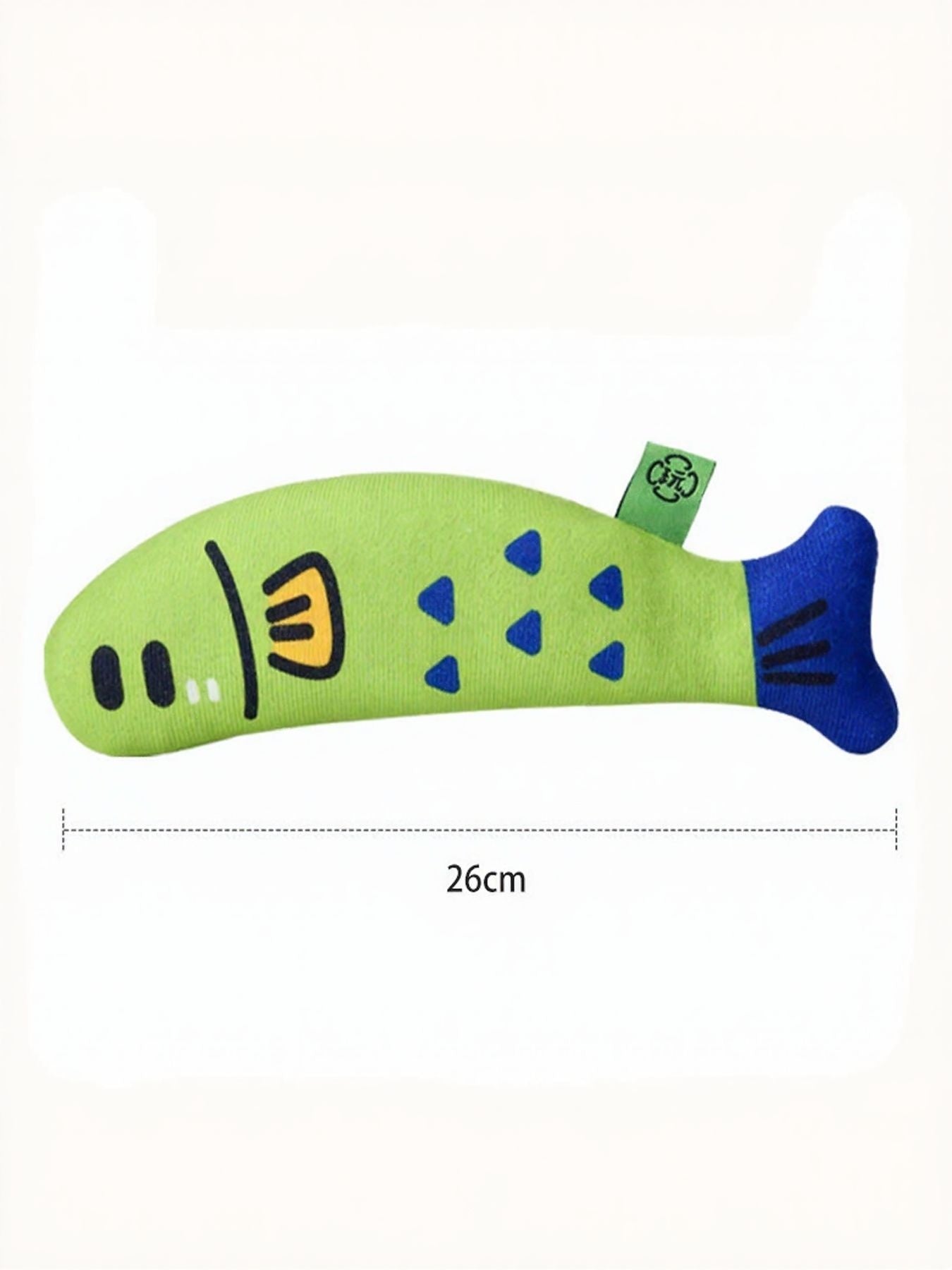 Fish Design Polyester Pet Plush Toy – Soft Stuffed Toy for Cats & Dogs – view 7