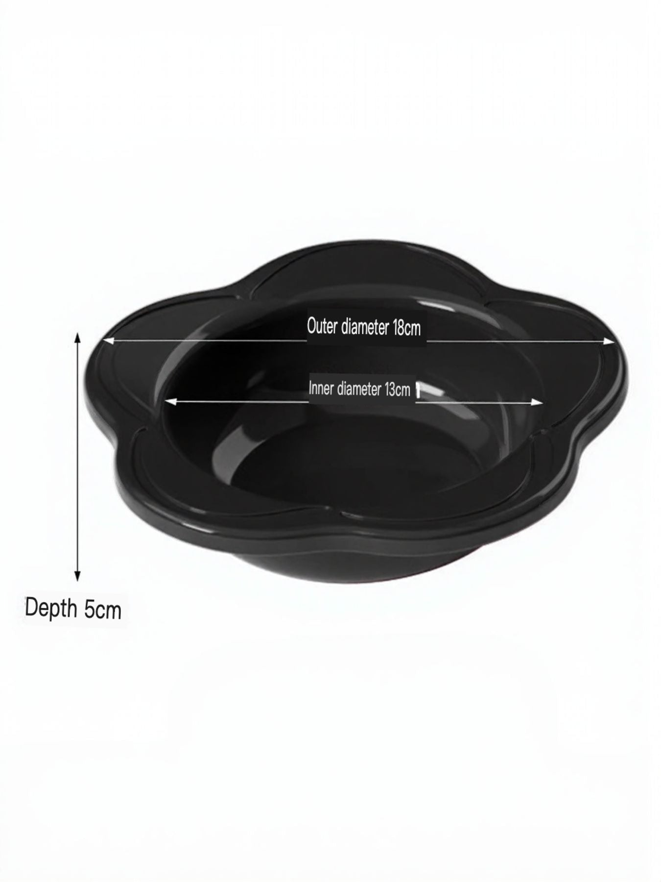 Flower Shape ABS Pet Bowl – Decorative Food & Water Bowl for Dogs & Cats – view 7