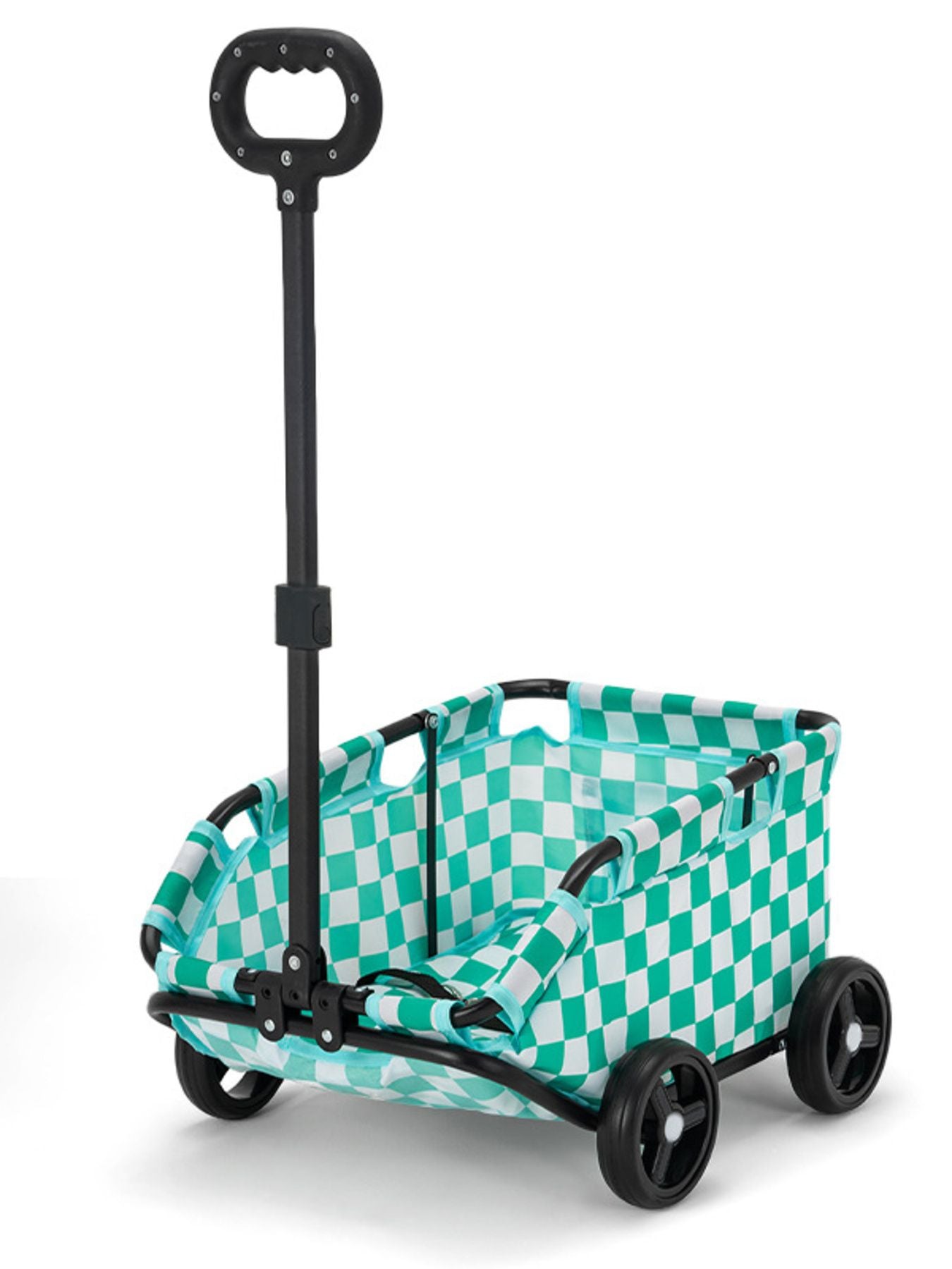 Portable Folding Polyester Pet Stroller Wagon – Medium Travel Stroller for Dogs & Cats – view 10