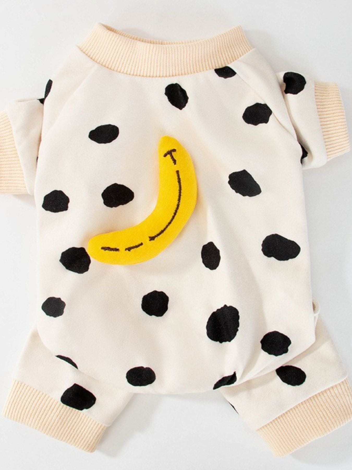 Printed Pet Jumpsuit – Applique Stretch One-Piece Outfit for Dogs & Cats – view 20