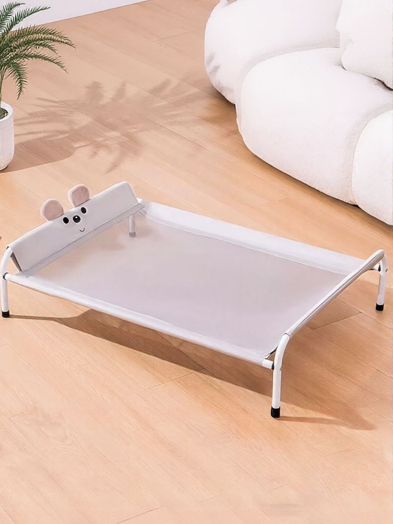 Striped Lightweight Polyester Pet Mat & Bed – Flat Cushion Bed for Cats & Dogs, L & XL – view 7
