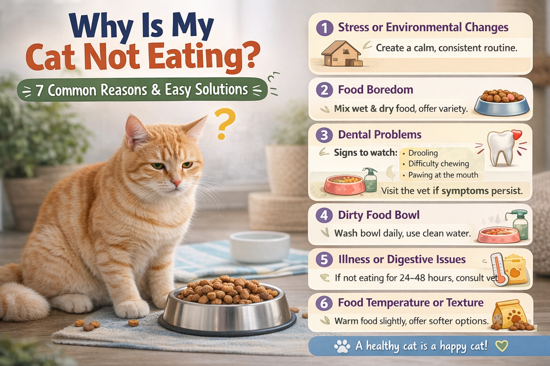 why is my cat not eating