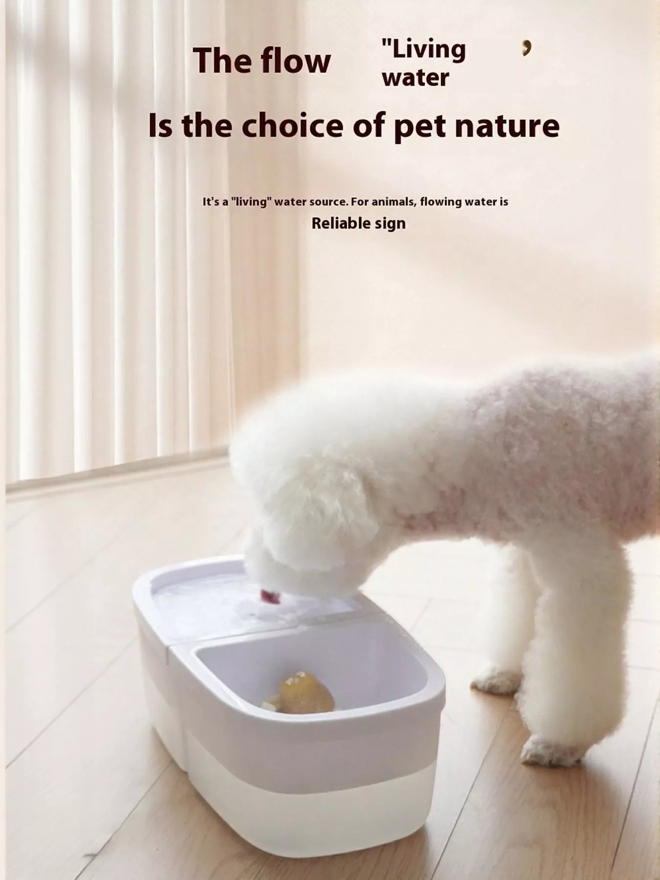 2-in-1 Electric Pet Water Dispenser and Food Bowl – view 2