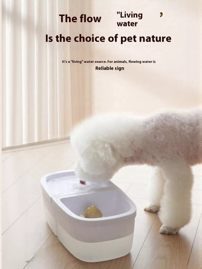 2-in-1 Electric Pet Water Dispenser and Food Bowl – view 2