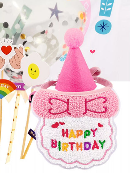 7-Piece Pet Birthday Party Set – Hat & Scarf Celebration Kit for Dogs & Cats – view 3