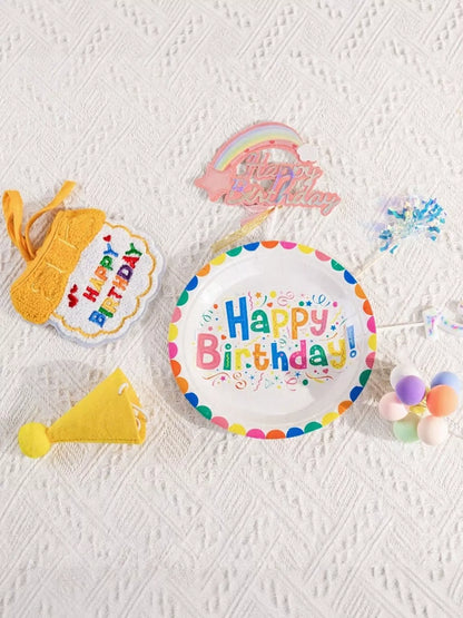 7-Piece Pet Birthday Party Set – Hat & Scarf Celebration Kit for Dogs & Cats – view 6