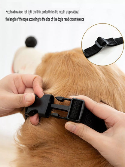 Adjustable Anti-Bite Dog Muzzle – Breathable Safety Muzzle for Small to Large Dogs – view 7
