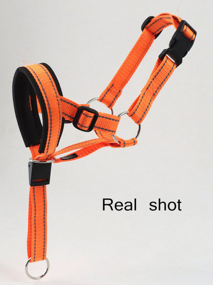 Adjustable Dog Muzzle – Soft Polyester Safety Muzzle for Small to Large Dogs – view 3