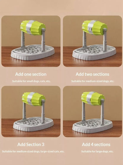 Adjustable Height Pet Feeding Station with Double Bowls – view 4
