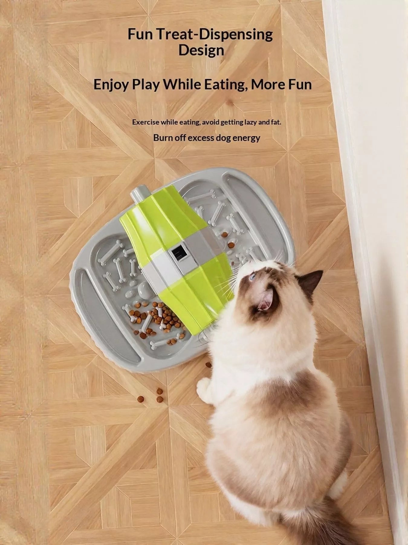Adjustable Height Pet Feeding Station with Double Bowls – view 6