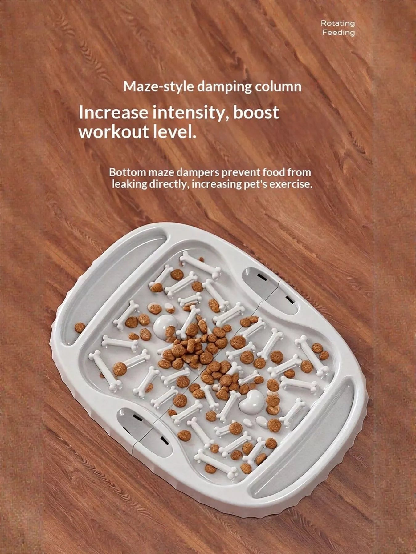 Adjustable Height Pet Feeding Station with Double Bowls – view 8