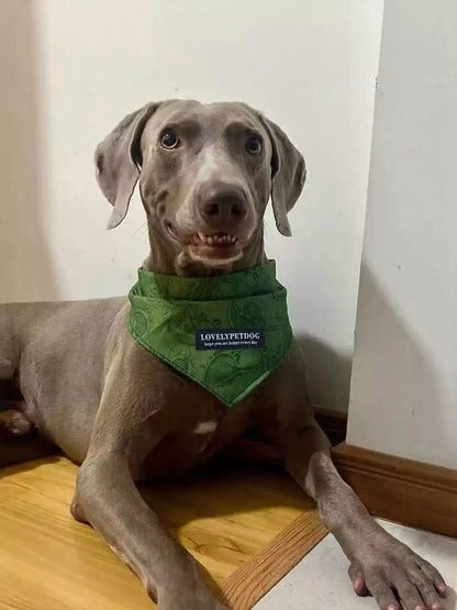Adjustable lightweight pet scarf, soft neck wrap for dogs and cats