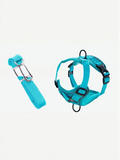 Adjustable Polyester Pet Harness & Leash Set – 2-Piece Walking Set for Dogs & Cats – view 6