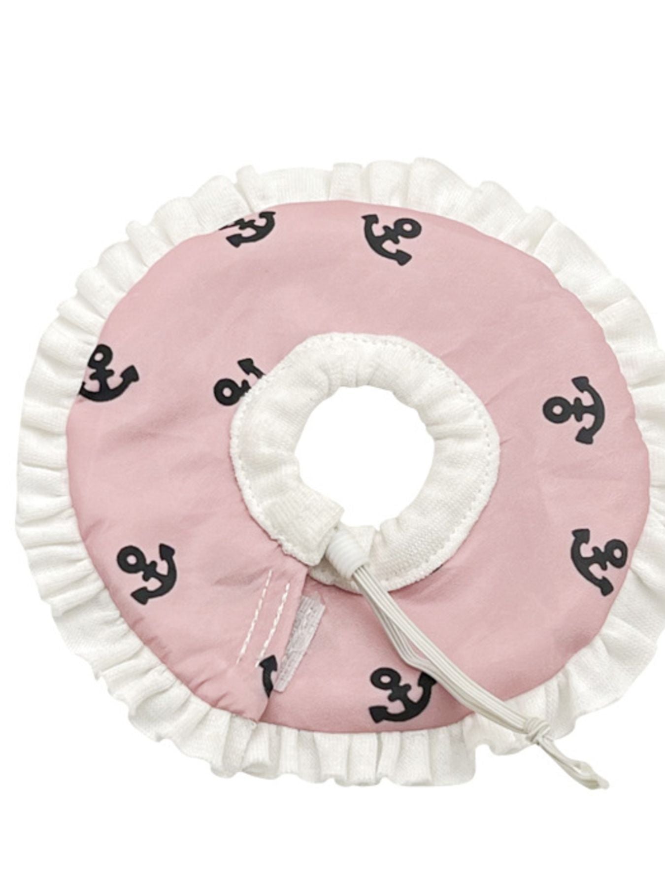 Adjustable Soft Polyester Pet Recovery Collar – Post-Surgery Ruffle Collar for Dogs & Cats – view 7