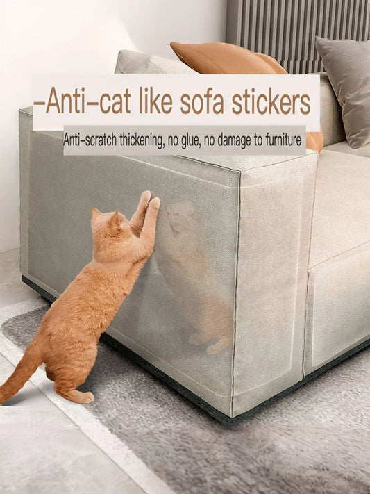 Anti-scratch thickened PVC sofa furniture protector and scratch guard for cats and dogs