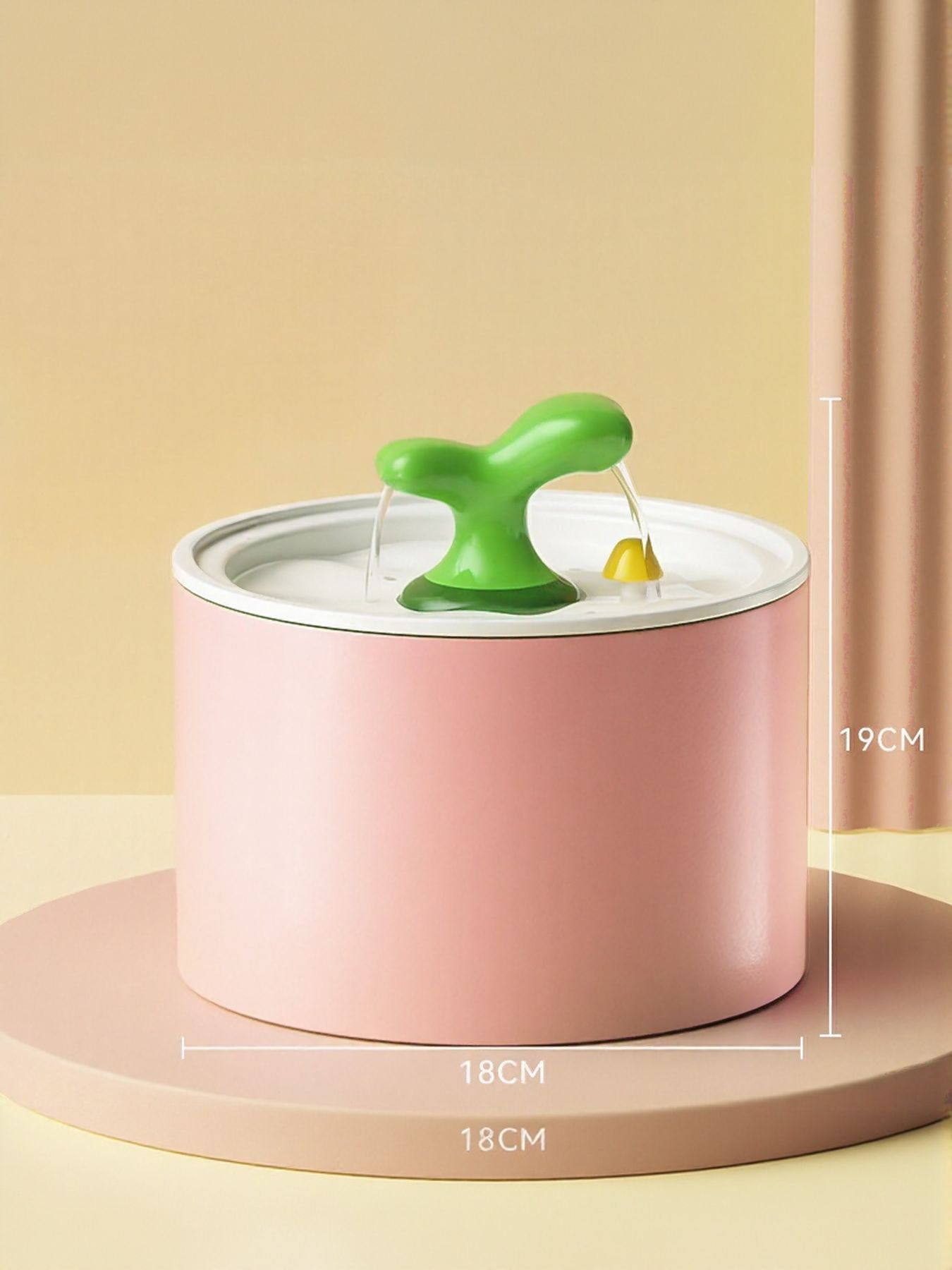 Automatic Ceramic Pet Drinking Fountain – view 2