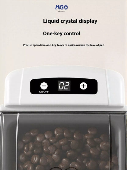 Automatic Electric Pet Feeder with Elevated Bowl – view 10