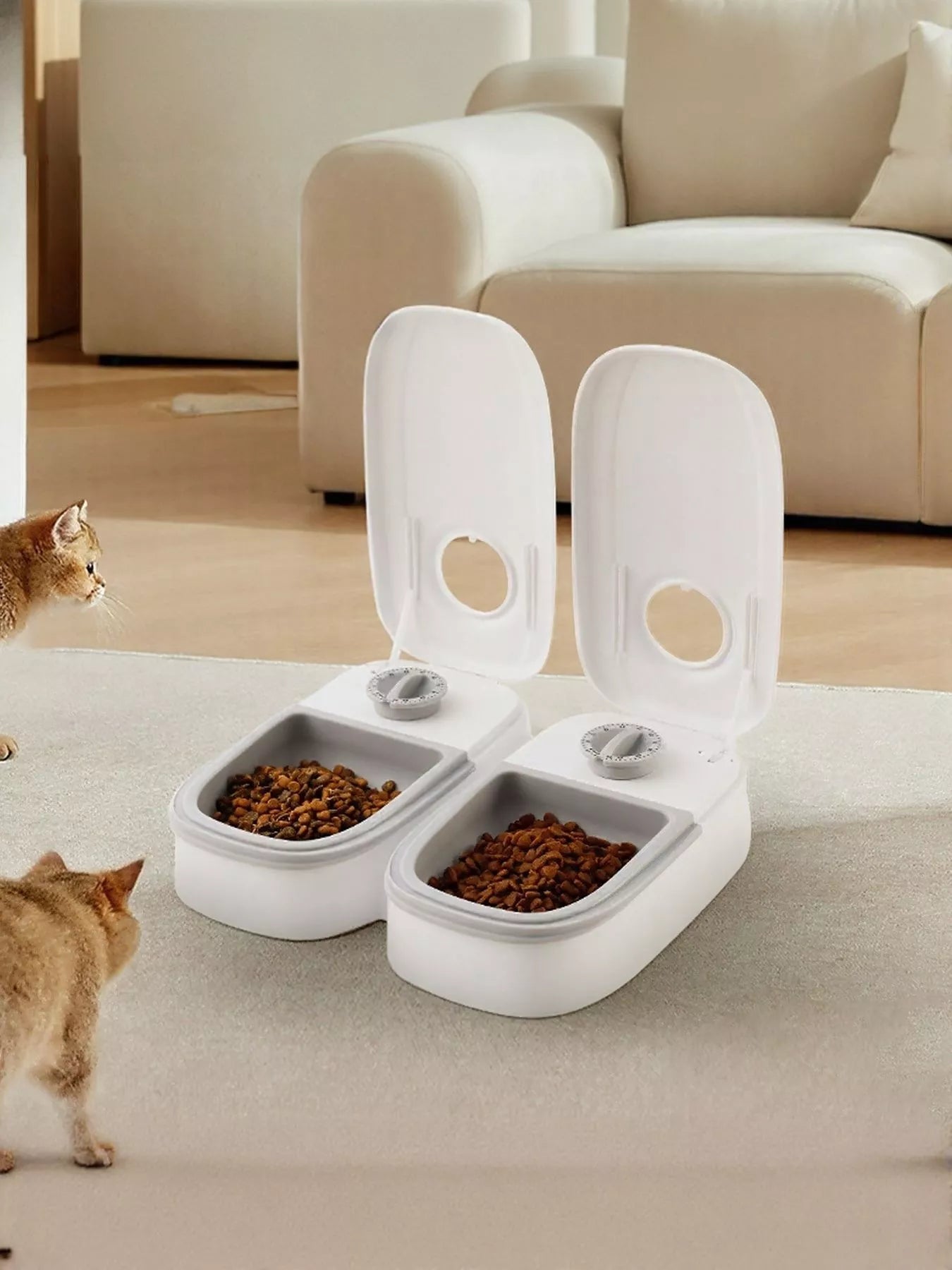 Automatic Gravity Pet Feeder with Portion Control – view 3