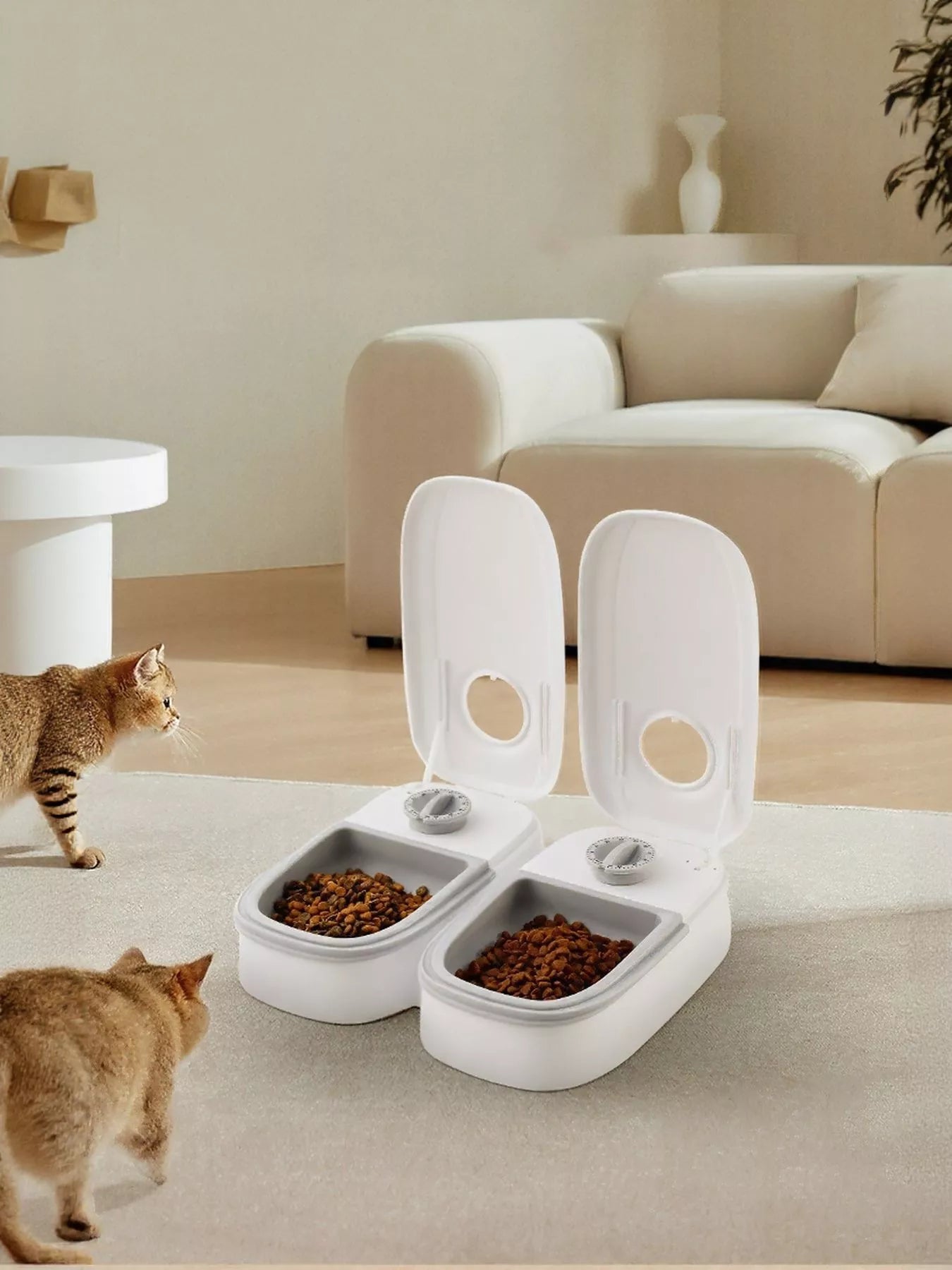 Automatic Gravity Pet Feeder with Portion Control – view 5