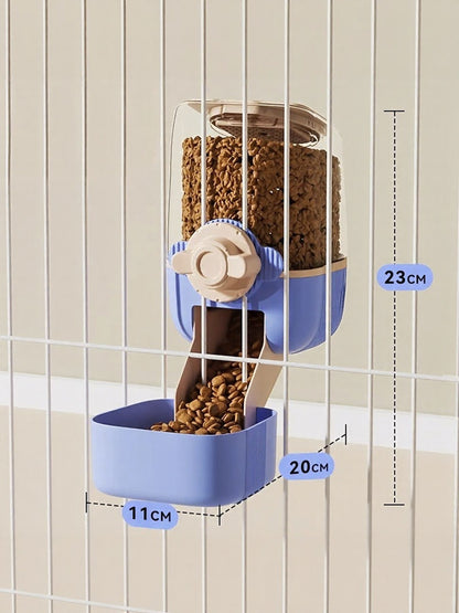 Automatic Plastic Pet Feeder & Waterer – Self-Dispensing Food & Water Station for Dogs & Cats – view 2