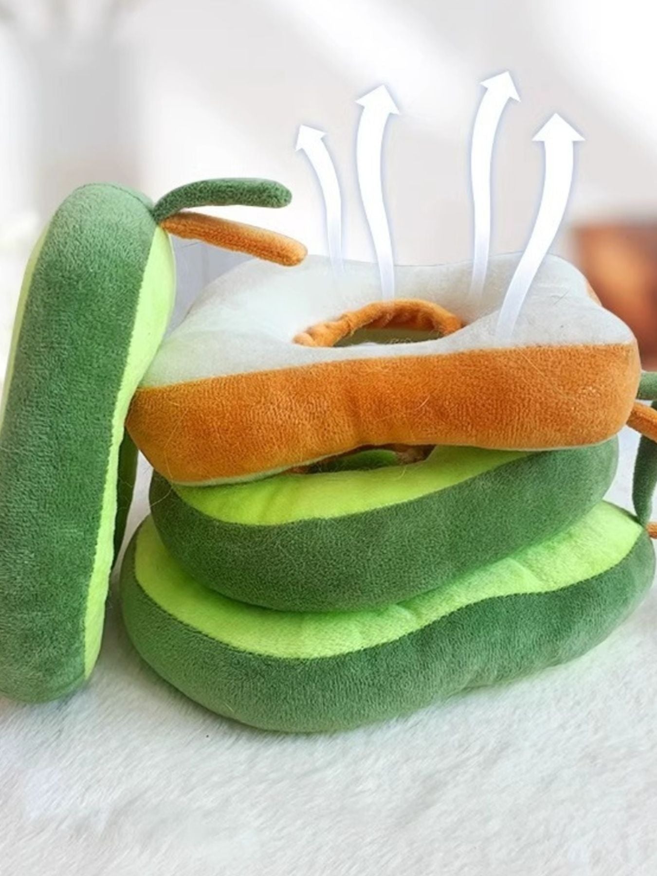 Avocado & Toast Shape Pet Collar – Novelty Decorative Collar for Dogs & Cats – view 4