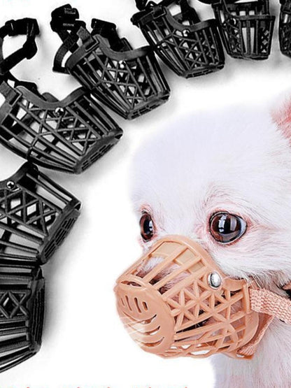 Basket design breathable dog muzzle, safe and comfortable muzzle for all breeds