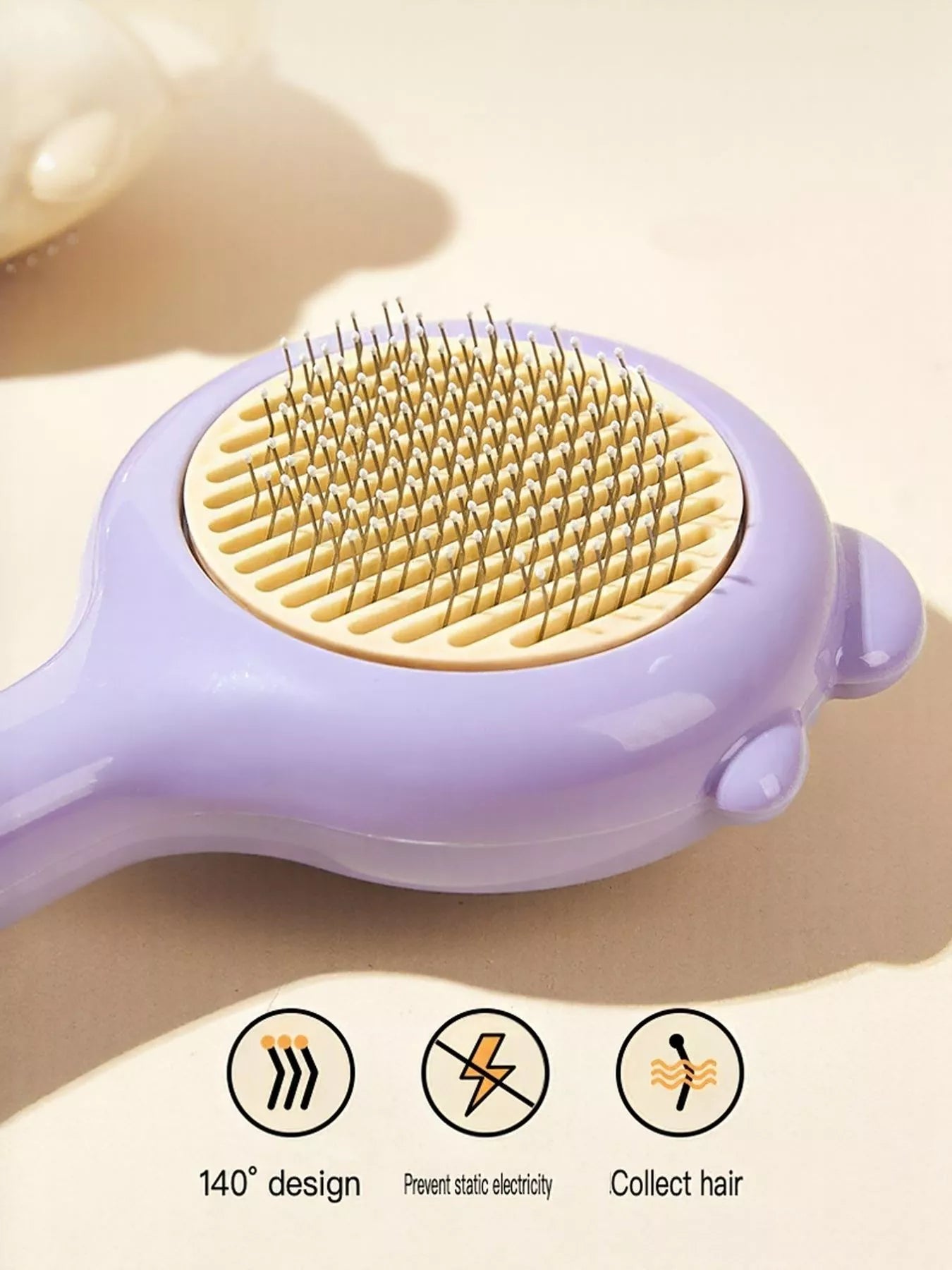 Bear Shape Pet Needle Grooming Comb – view 2