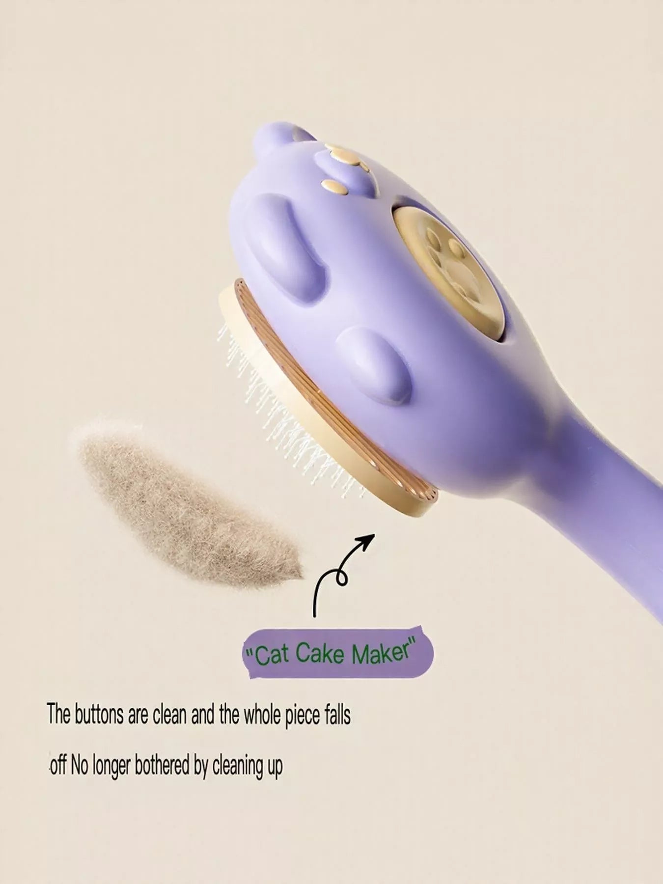 Bear Shape Pet Needle Grooming Comb – view 3