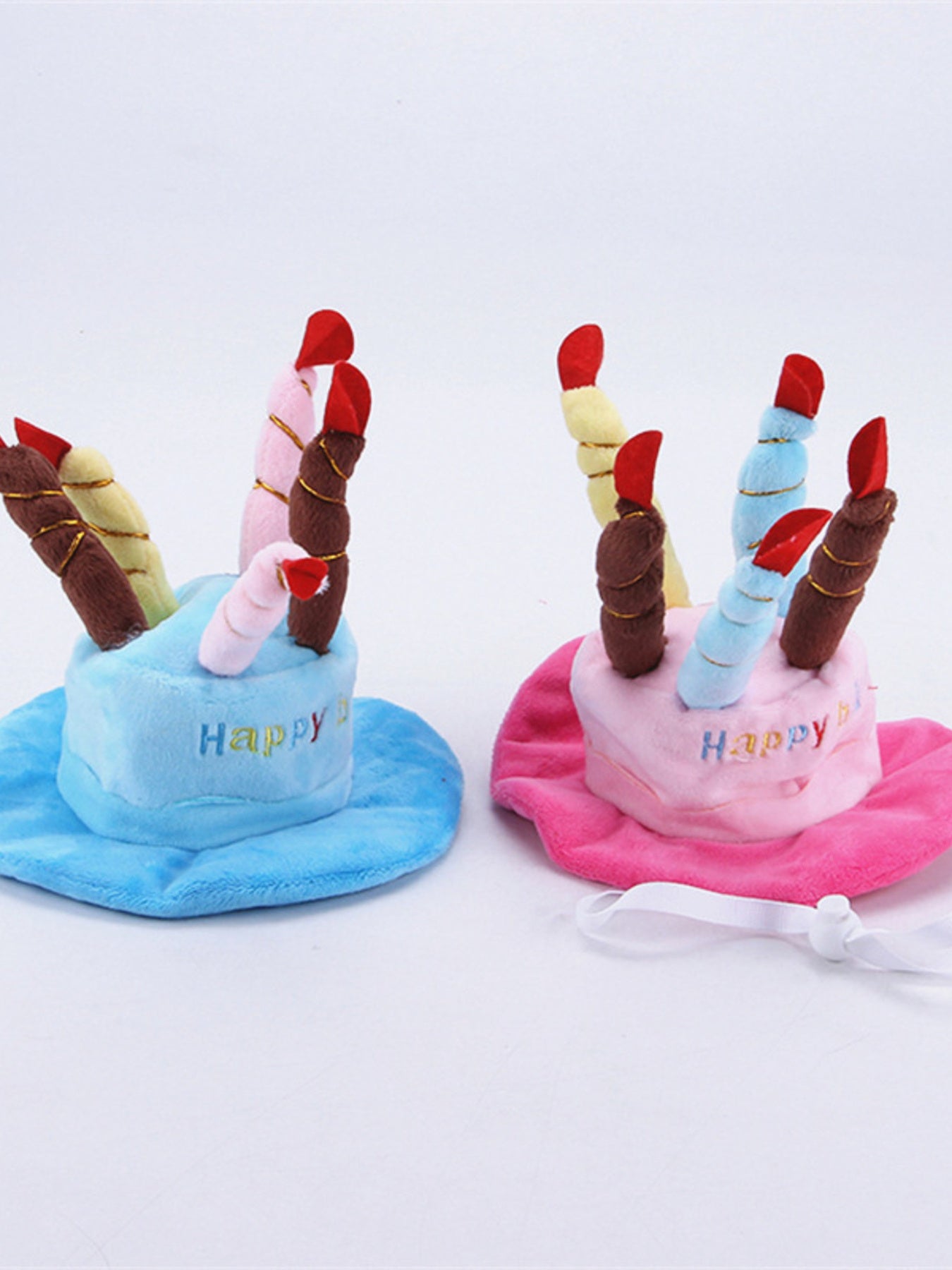 Birthday Cake Candle Pet Party Hat – Polyester Novelty Hat for Dogs & Cats – view 4