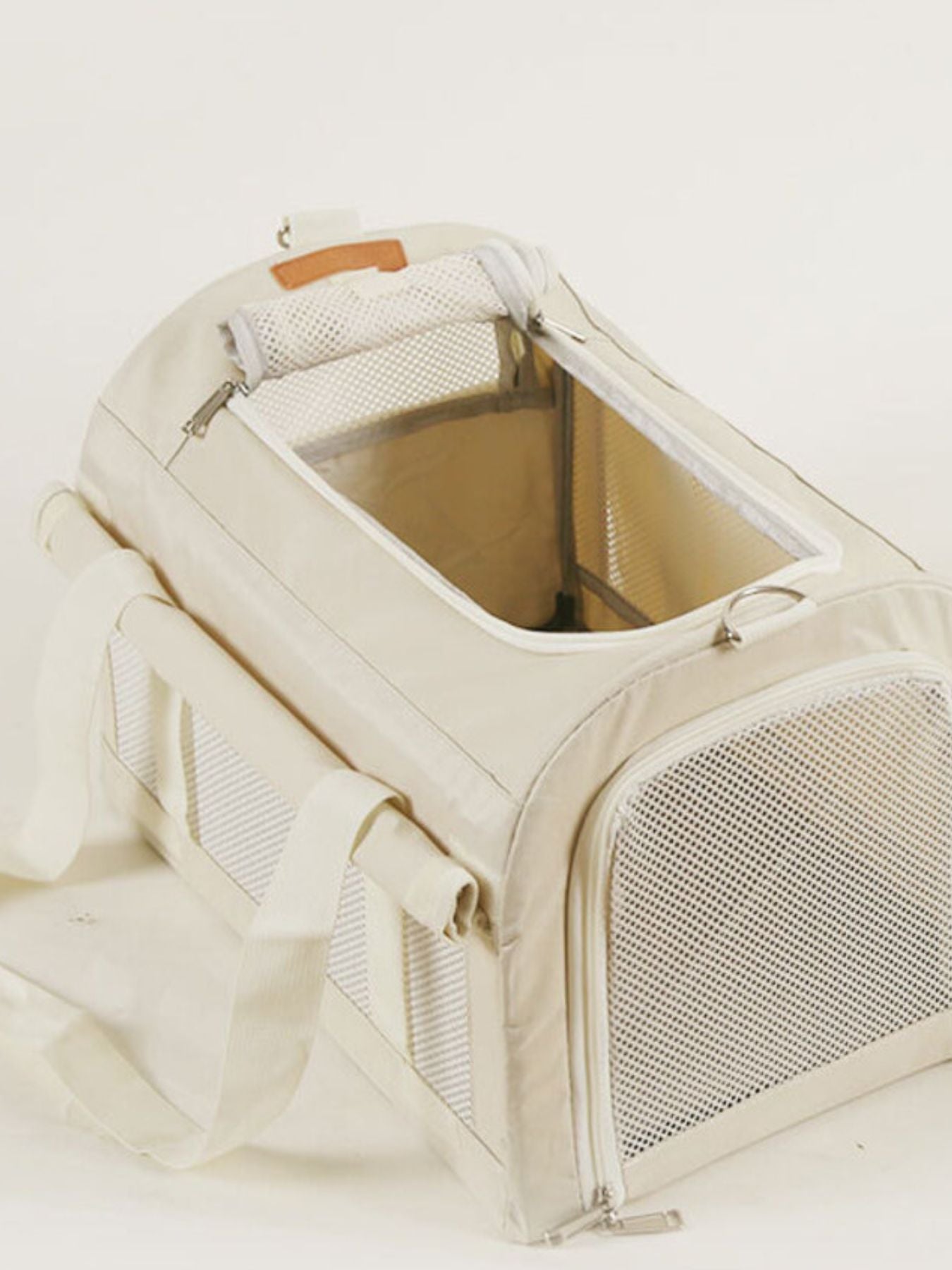 Breathable Polyester Pet Carrier Bag with Shoulder Strap – view 3
