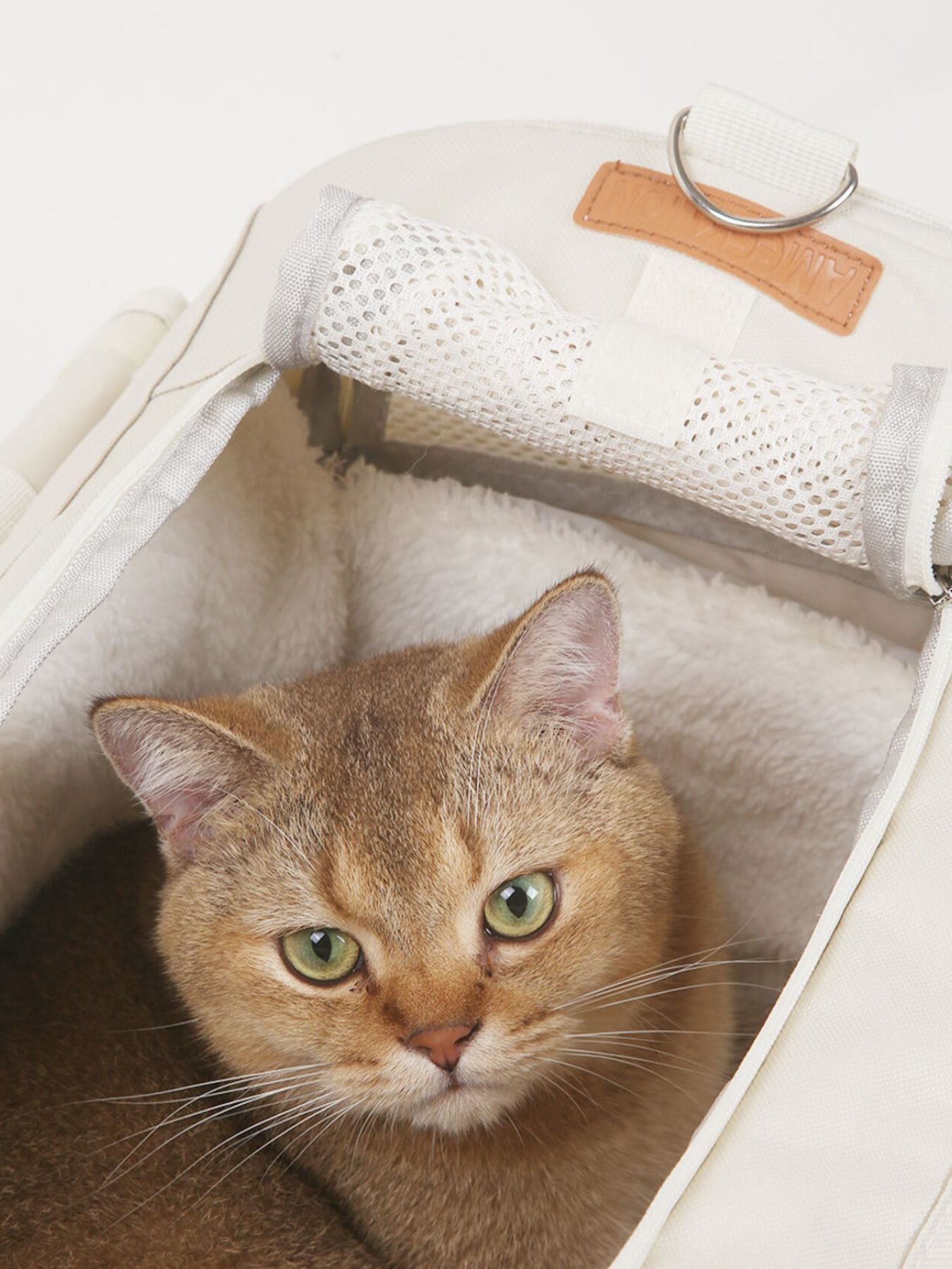 Breathable Polyester Pet Carrier Bag with Shoulder Strap – view 5