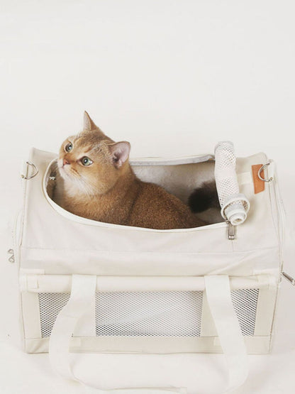Breathable Polyester Pet Carrier Bag with Shoulder Strap – view 6