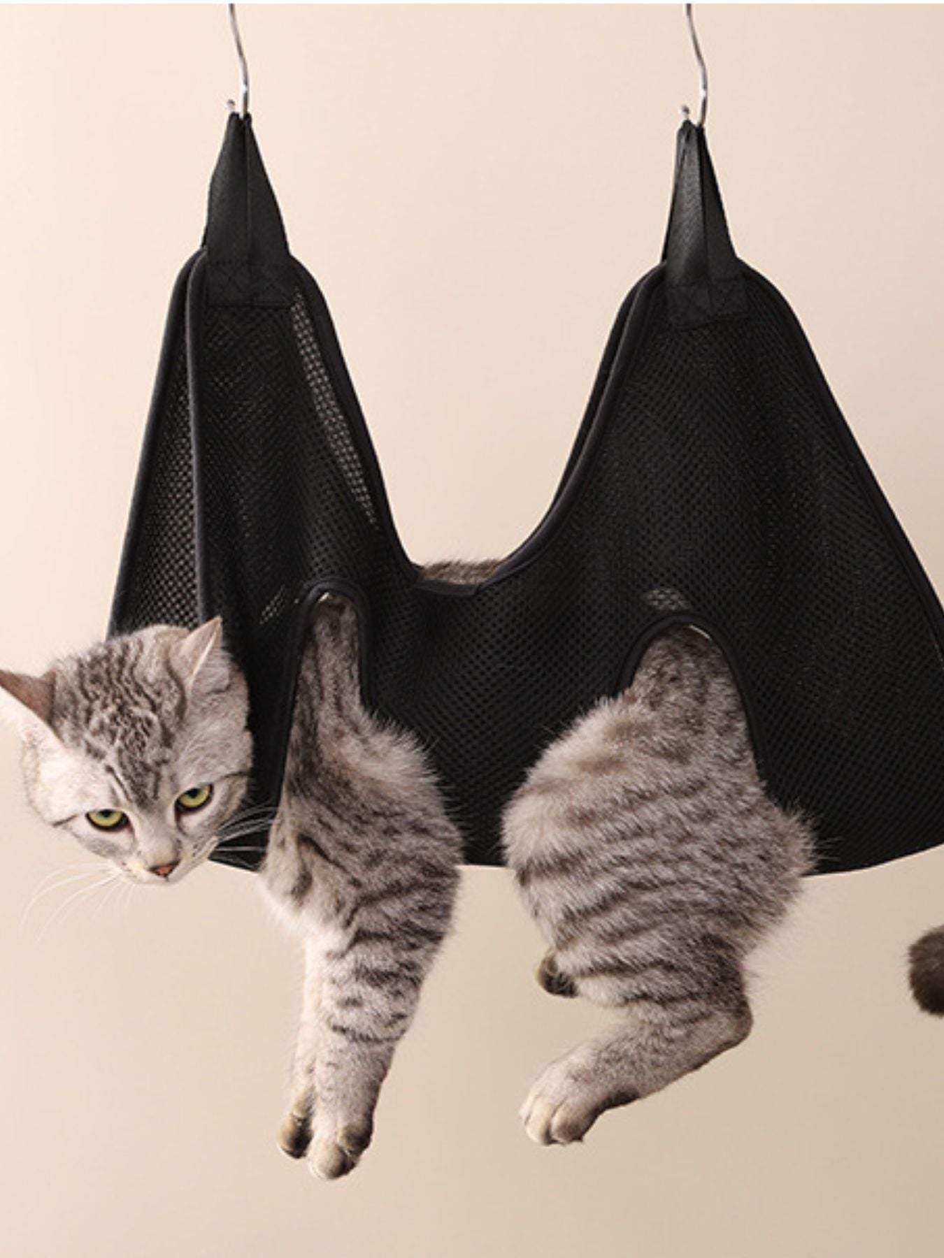 Breathable Polyester Pet Grooming Hammock for Showering – view 4