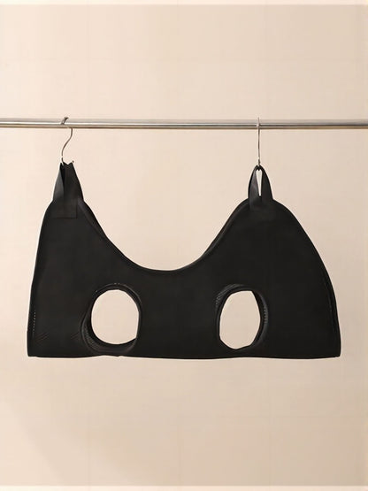 Breathable Polyester Pet Grooming Hammock for Showering – view 5