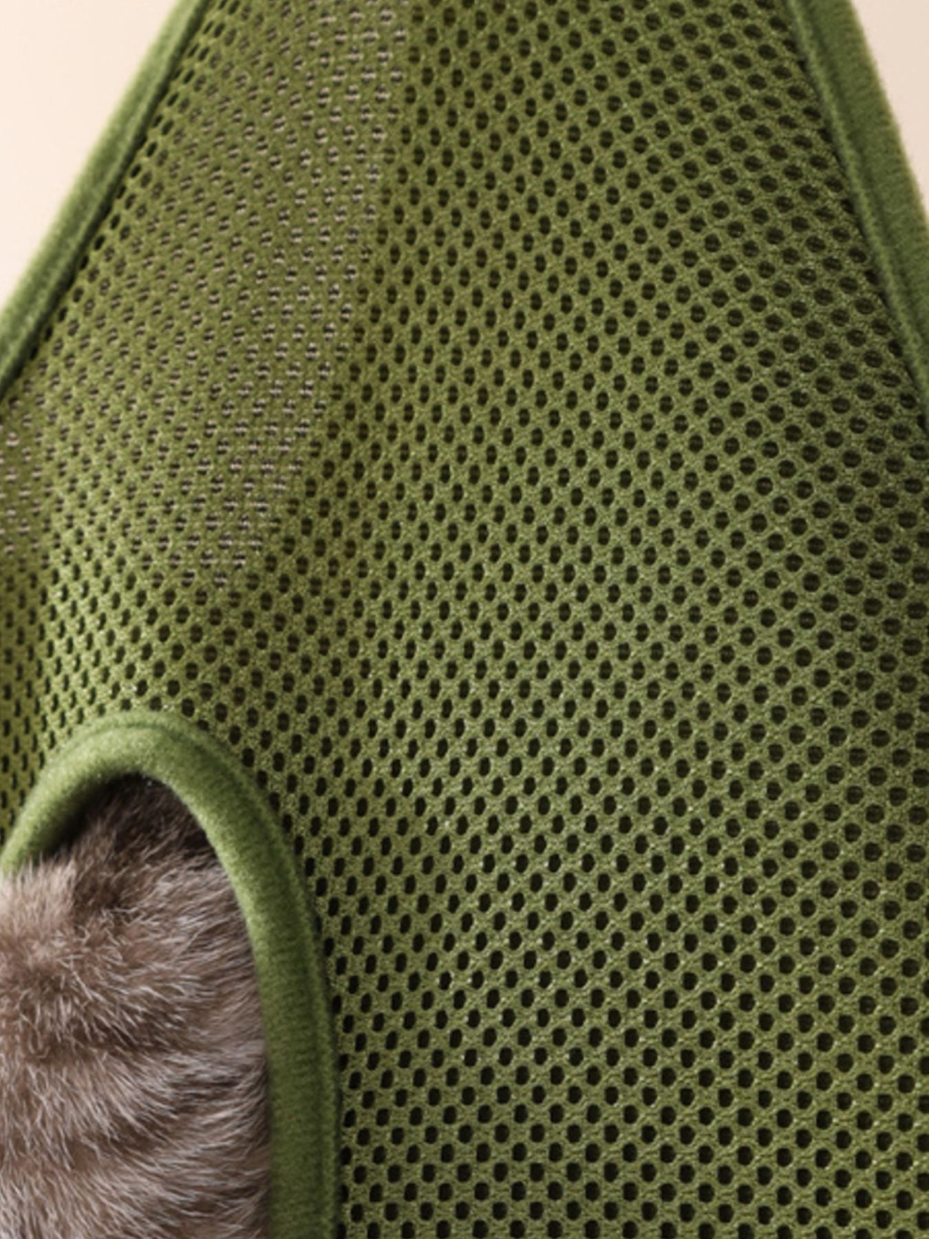 Breathable Polyester Pet Grooming Hammock for Showering – view 9