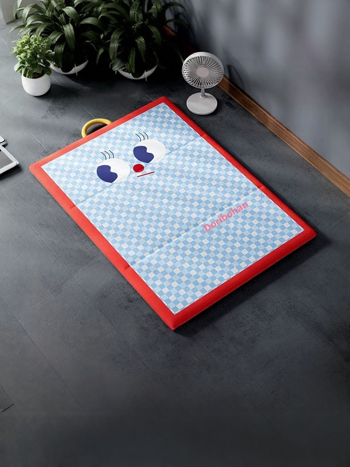 Cartoon Pattern Foldable Waterproof Polyester Pet Mat – Portable Bed Mat for Dogs & Cats – view 5