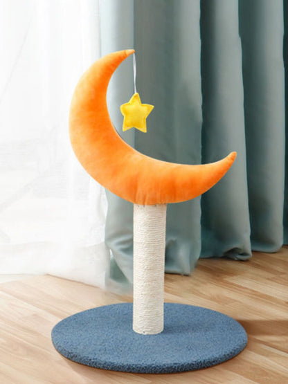 Cat Scratching Post with Bed & Hanging Toy – Polyester 3-in-1 Cat Furniture – view 15