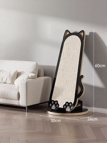 Cat-Shaped Sisal Scratching Post – Novelty Flat Scratcher for Cats, 23.6"x9.4" – view 8
