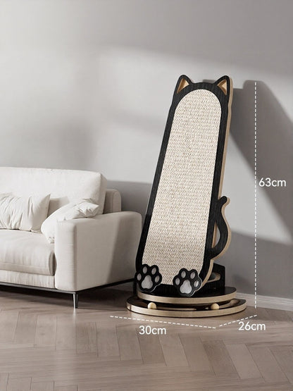 Cat-Shaped Sisal Scratching Post – Novelty Flat Scratcher for Cats, 23.6"x9.4" – view 9