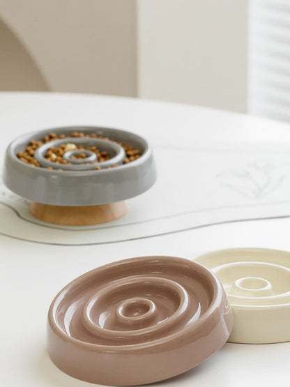 Ceramic Interactive Slow Feeder Pet Bowl – view 12