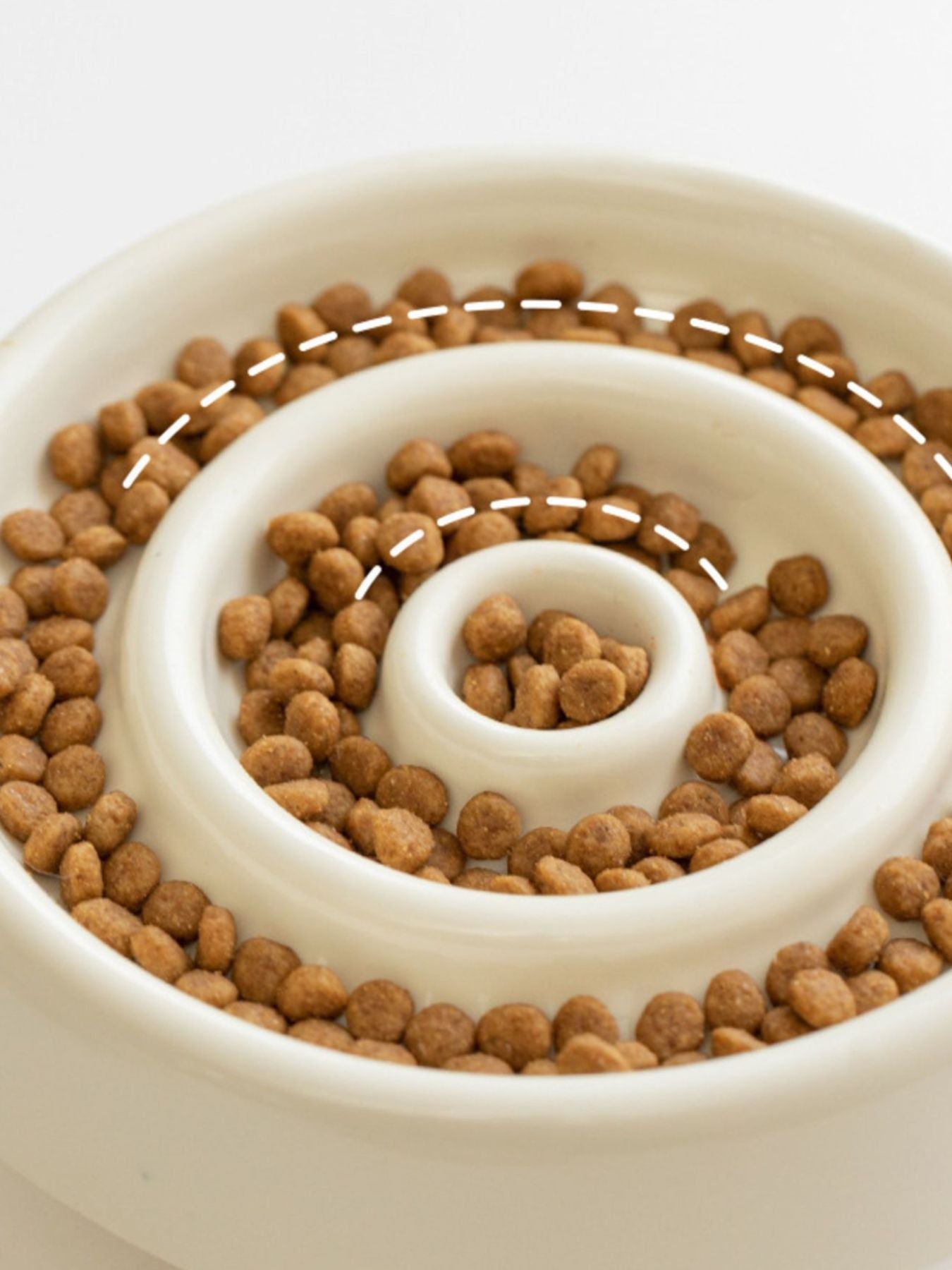 Ceramic Interactive Slow Feeder Pet Bowl – view 3