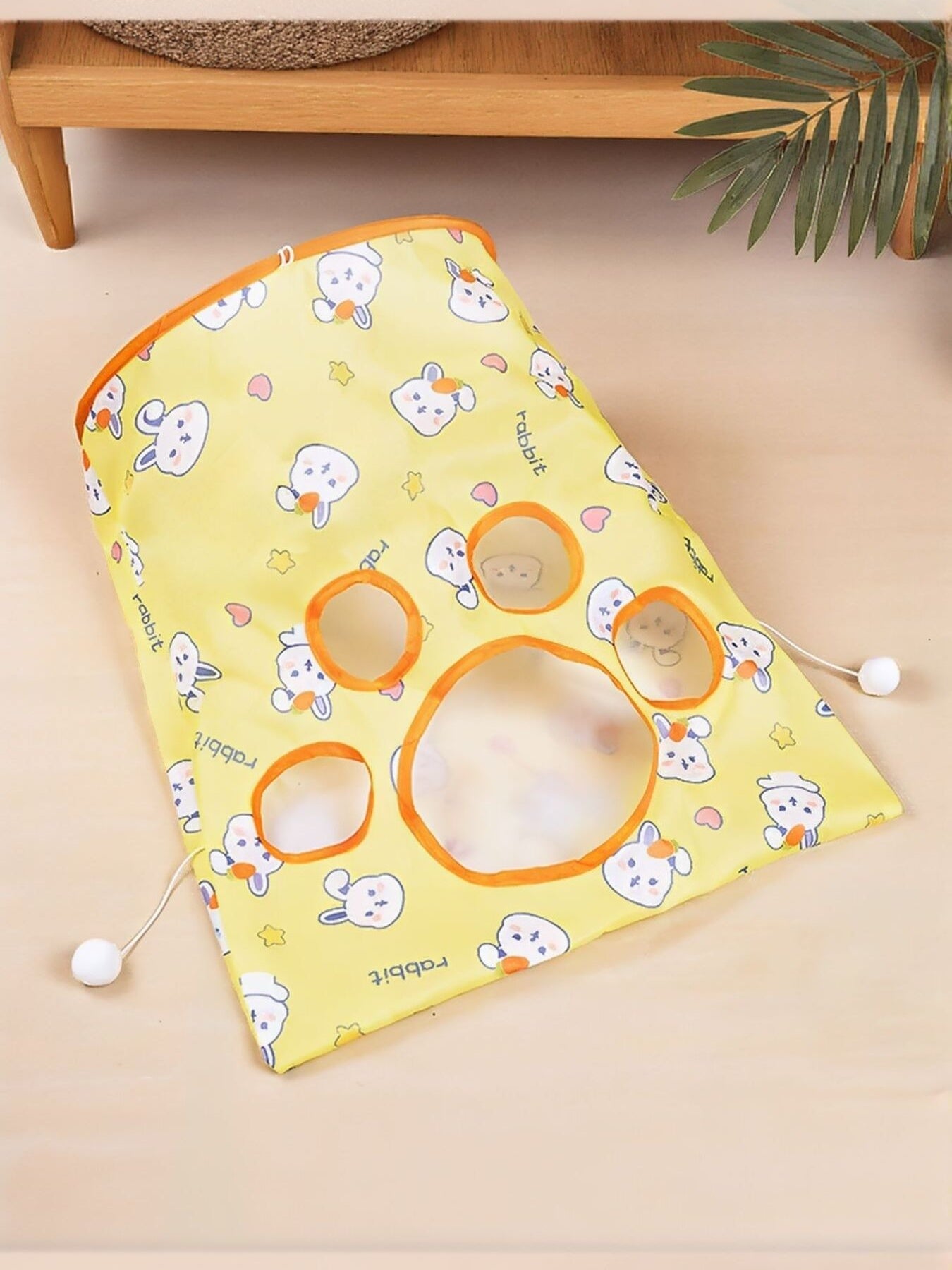 Collapsible Printed Polyester Cat Tunnel Toy – Pop-Up Play Tunnel for Cats, 17.7"x13.8" – view 6