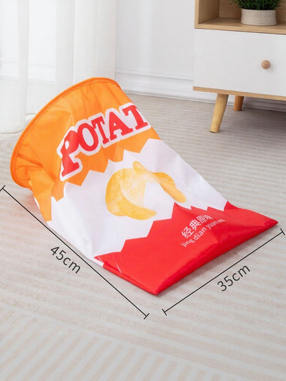 Collapsible Printed Polyester Cat Tunnel Toy – Pop-Up Play Tunnel for Cats, 17.7"x13.8" – view 8