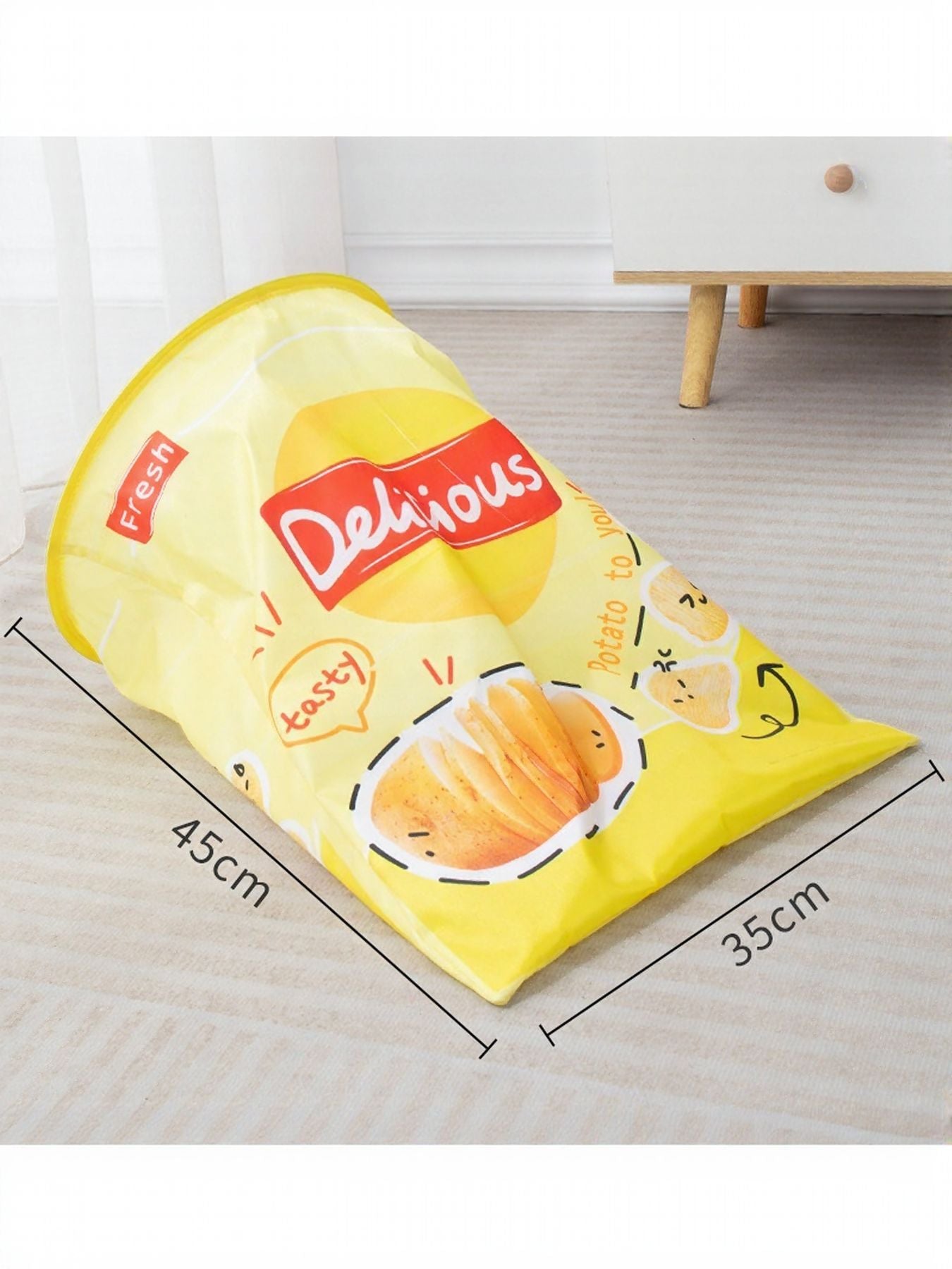 Collapsible Printed Polyester Cat Tunnel Toy – Pop-Up Play Tunnel for Cats, 17.7"x13.8" – view 9