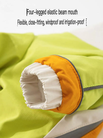 Color Block Warm Pet Jumpsuit – Zip-Up Dog & Cat Winter Romper – view 6