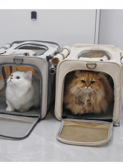 Comfortable Breathable Large Polyester Pet Carrier Bag – Travel Bag for Dogs & Cats – view 7