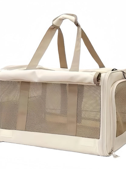 Comfortable Breathable Large Polyester Pet Carrier Bag – Travel Bag for Dogs & Cats – view 8