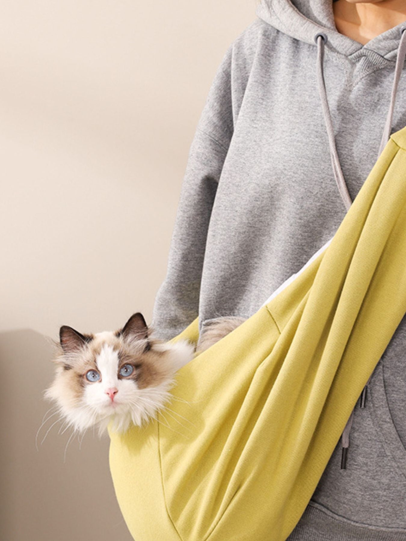 Comfortable Large Polyester Pet Carrier Sling Bag – Hands-Free Travel Bag for Dogs & Cats – view 13