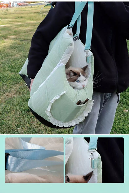 Comfortable & Secure Polyester Pet Car Seat Carrier – Booster Seat for Dogs & Cats – view 5